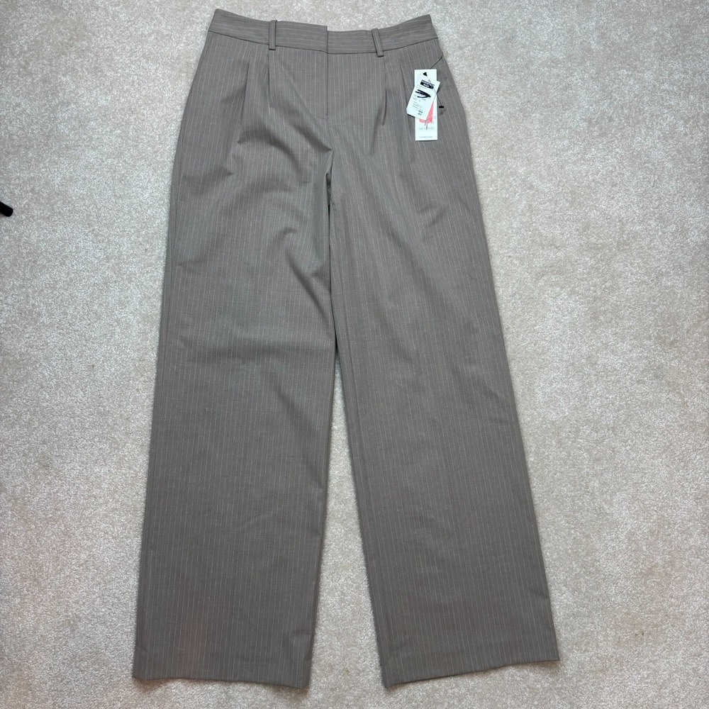 Calvin Klein Gray Wide Leg Pants